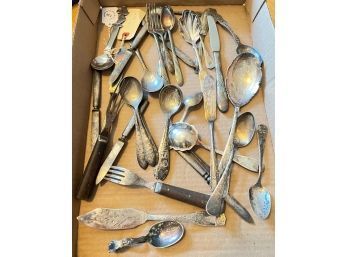 MISC SILVER PLATE LOT
