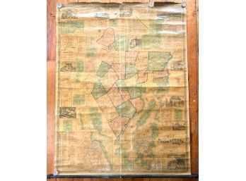 1859 MAP OF WALDO COUNTY, MAINE
