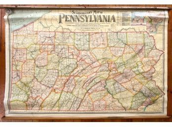 1904 MAP OF PENNSYLVANIA