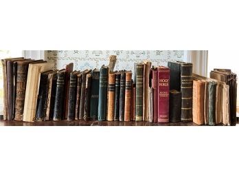 COLLECTION 19th/20th C BOOKS AND EXERCISE BOOKS