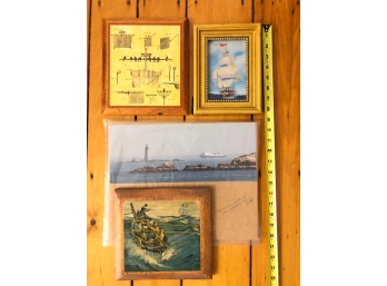 (4) MARITIME RELATED PRINTS AND PHOTOS
