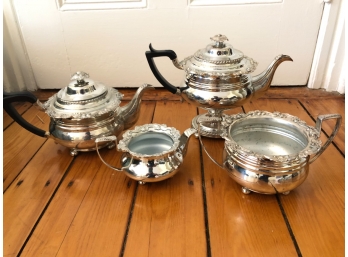 (4) PIECES SILVER PLATE