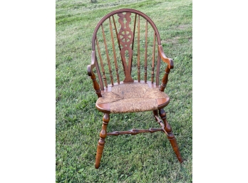 VINTAGE SIKES STYLE MAHOGANY WINDSR STYLE ARMCHAIR