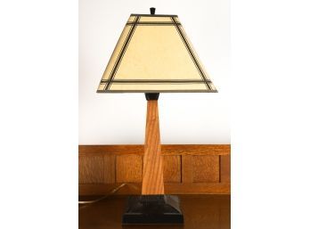 ARTS AND CRAFTS STYLE TABLE LAMP
