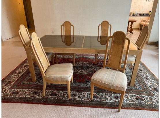 HENREDON HOUSE TABLE And (6) CHAIRS