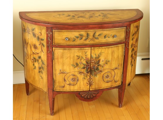 DEMILUNE SERVER HAND PAINTED in the ITALIAN STYLE