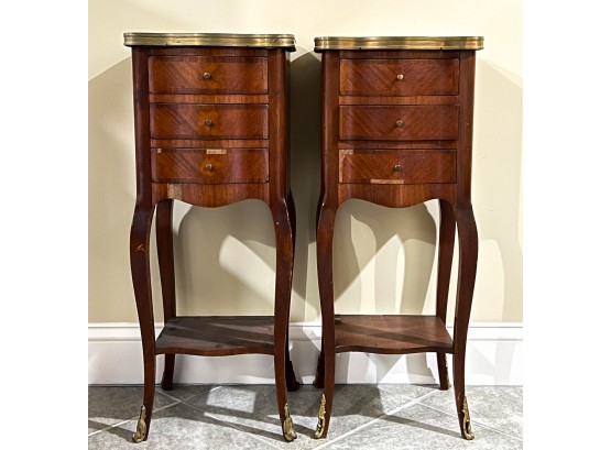PAIR OF CONTINENTAL STANDS with ORMOLU MOUNTS