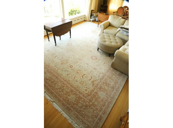 VERY FINE QUALITY TIGHTLY WOVEN ORIENTAL CARPET With LOW PILE
