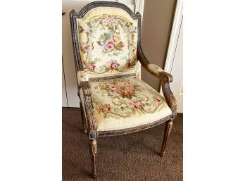 PAIRING Of LOUIS XV STYLE UPHOLSTERED ARMCHAIRS
