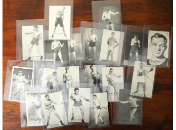 (11) 1920s POSTCARDS with FAMOUS BOXERS