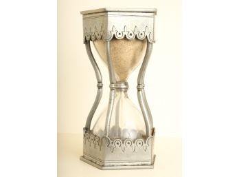 ETAIN PEWTER HOURGLASS made in ITALY