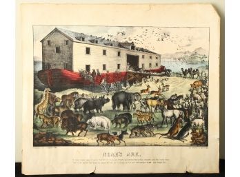 CURRIER and IVES NOAH'S ARK