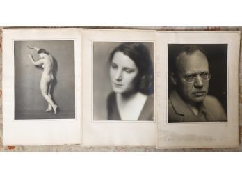 (3) PHOTOGRAPHS by ED GROUT circa 1930s