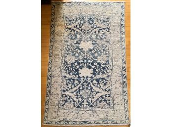 ARTS and CRAFTS STYLE AREA RUG with LOW PILE