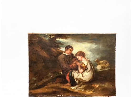 EARLY ROMANTIC PAINTING IN THE MANNER OF GAINSBOROUGH