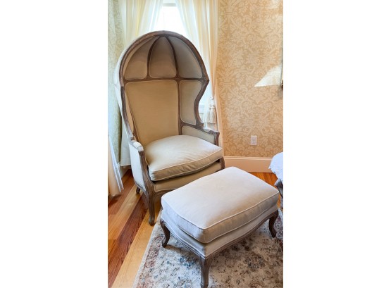 RESTORATION HARDWARE FRENCH STYLE BONNET CHAIR