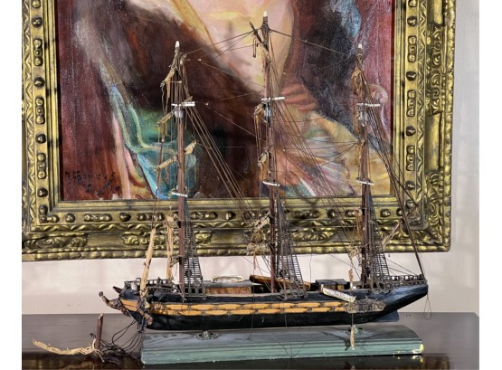 'FRAGATA ESPANOLA' (3) MASTED SHIP'S MODEL