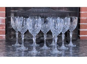 (8) 'MARQUIS BY WATERFORD' CRYSTAL WINE GOBLETS