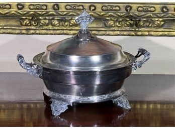 FINELY CAST WILCOX SILVER PLATE TUREEN