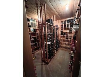 APPROX (1000) BOTTLES - ENTIRE CONTENTS Of A CEDAR-LINED WINE CELLAR