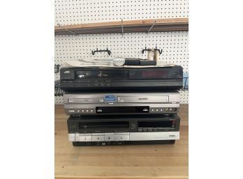 Lot Of Three VHS Tape Players