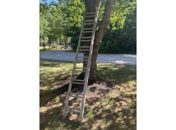 Werner Aluminum Ladder With Extension