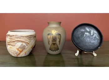 (3) Native American Pottery
