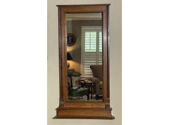 Antique Refinished Hardwood Looking Glass