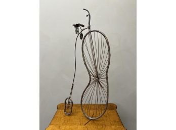 Sonny Dalton Metal Sculpture of High Wheeled Bike