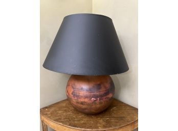 Modern Decorator Metal Ball Base Lamp
