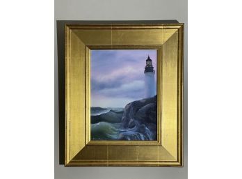 Judy Clarkin Lighthouse Oil On Canvas