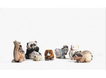(7) CERAMIC ANIMALS by various MAKERS