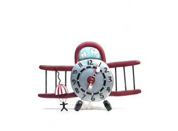 ALLEN DESIGNS WHIMSICAL ANIMATED WALL CLOCK