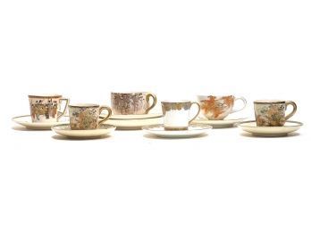 GROUPING OF JAPANESE CUPS and SAUCERS