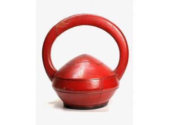 ROUND CHINESE BUCKET in RED PAINT