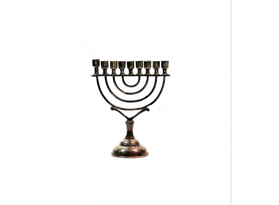 ARTISAN CRAFTED SILVER PLATED MENORAH