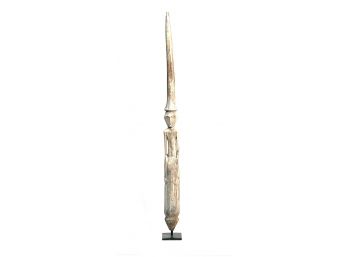 AFRICAN CARVED ELONGATED FIGURINE