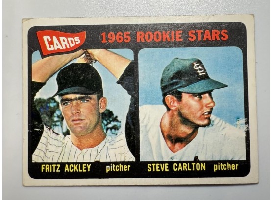 1965 TOPPS ROOKIE STARS ACKLEY & CARLTON #477