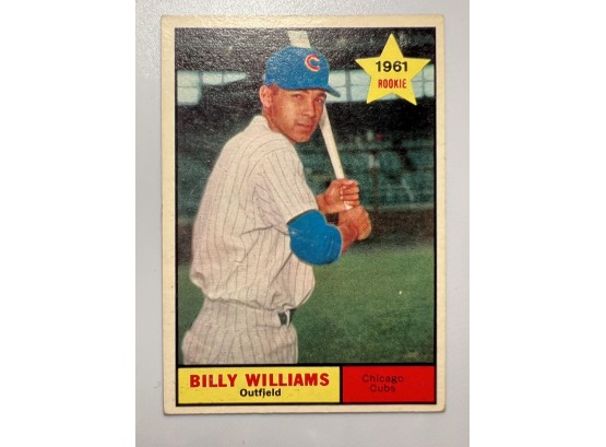 1961 TOPPS BILLY WILLIAMS ROOKIE #141