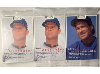 (2) DON DRYSDALE AND A GARY CARTER PULL CARD