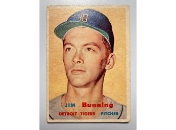 1957 TOPPS JIM BUNNING #338