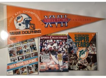 1982 MIAMI DOLPHINS SUPERBOWL PENANT