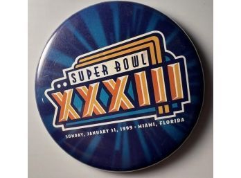 AUTHENTIC SUPERBOWL XXXIII PIN