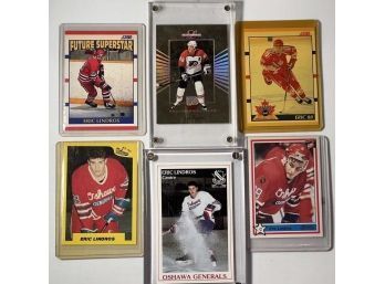 (6) CARD ERIC LINDROS LOT