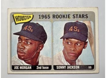 1965 TOPPS HOUSTON ROOKIE STARS MORGAN & JACKSON