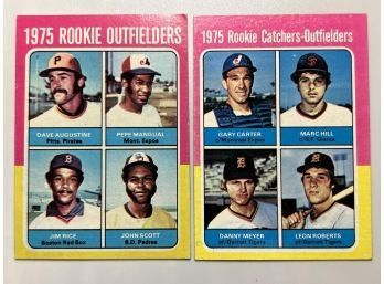 1975 TOPPS ROOKIE OUTFIELDERS & ROOKIE CATCHERS-OF
