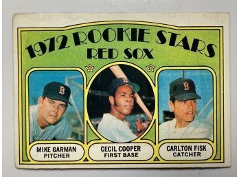 1972 TOPPS RED SOX ROOKIE STARS #79
