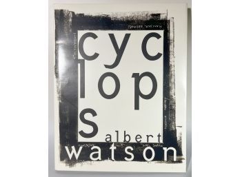 PHOTOFILE'S ART BOOK CYCLOPS by ALBERT WATSON