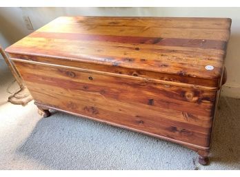 VINTAGE CEDAR CHEST FILLED With SWEATERS