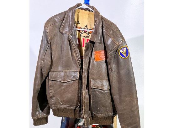 VINTAGE LEATHER 'WEAR ME OUT' AIR FORCE JACKET